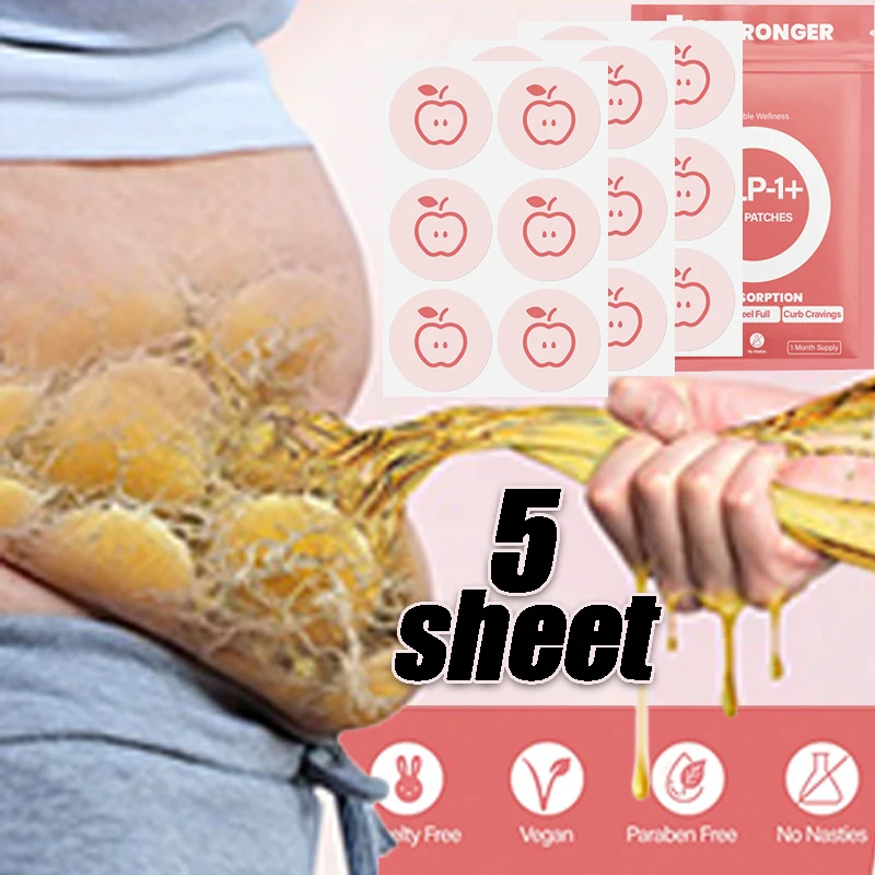 Autocollant de soins du corps, 5 feuilles, 30 pièces, soins doux, raffermissant la peau, corps confortable, entretien pratique quotidien, Massage, Patch de soins paresseux