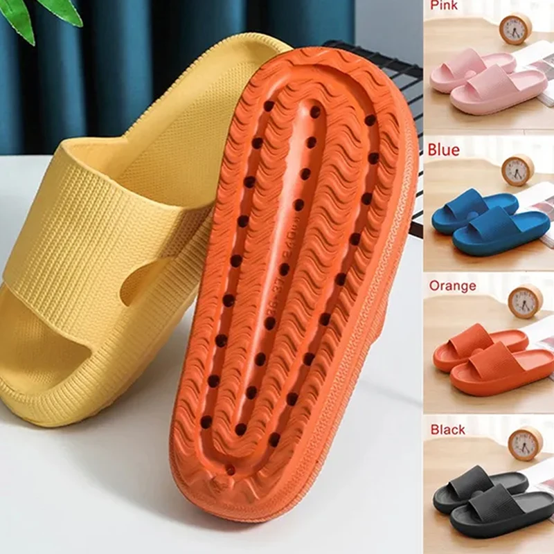 Stepping On Feeling Thick-soled Sandals For Summer New Couples EVA Home Heightened Soft Sole