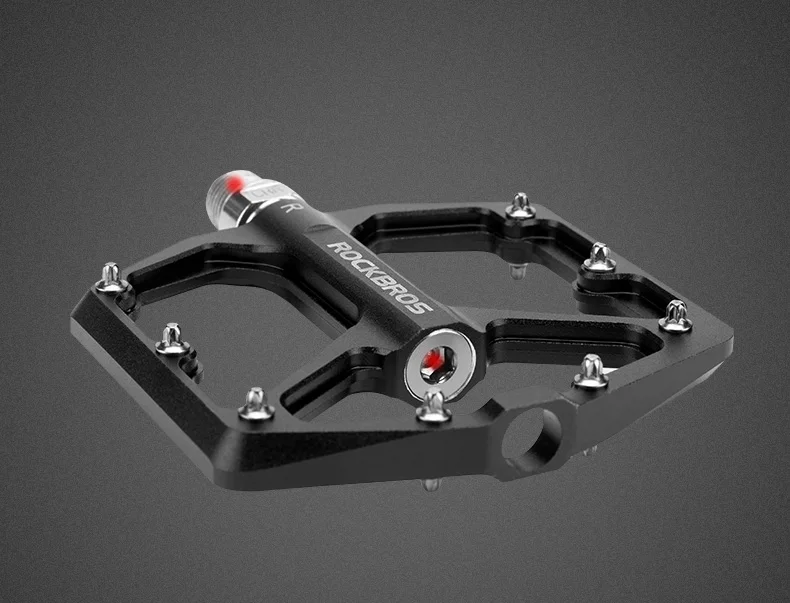 ROCKBROS Bike Pedale Aluminium Legierung Anti-slip Fahrrad Pedale Ultraleicht Versiegelt Lager einteiliges MTB Road Berg Radfahren pedal – Detail 11