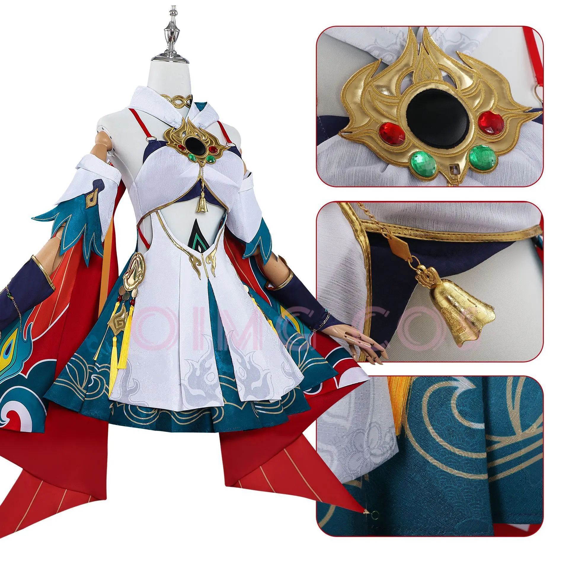 Yunli Cosplay Costume Honkai Star Rail Carnival Uniform Wig Anime Halloween Costumes Women Game