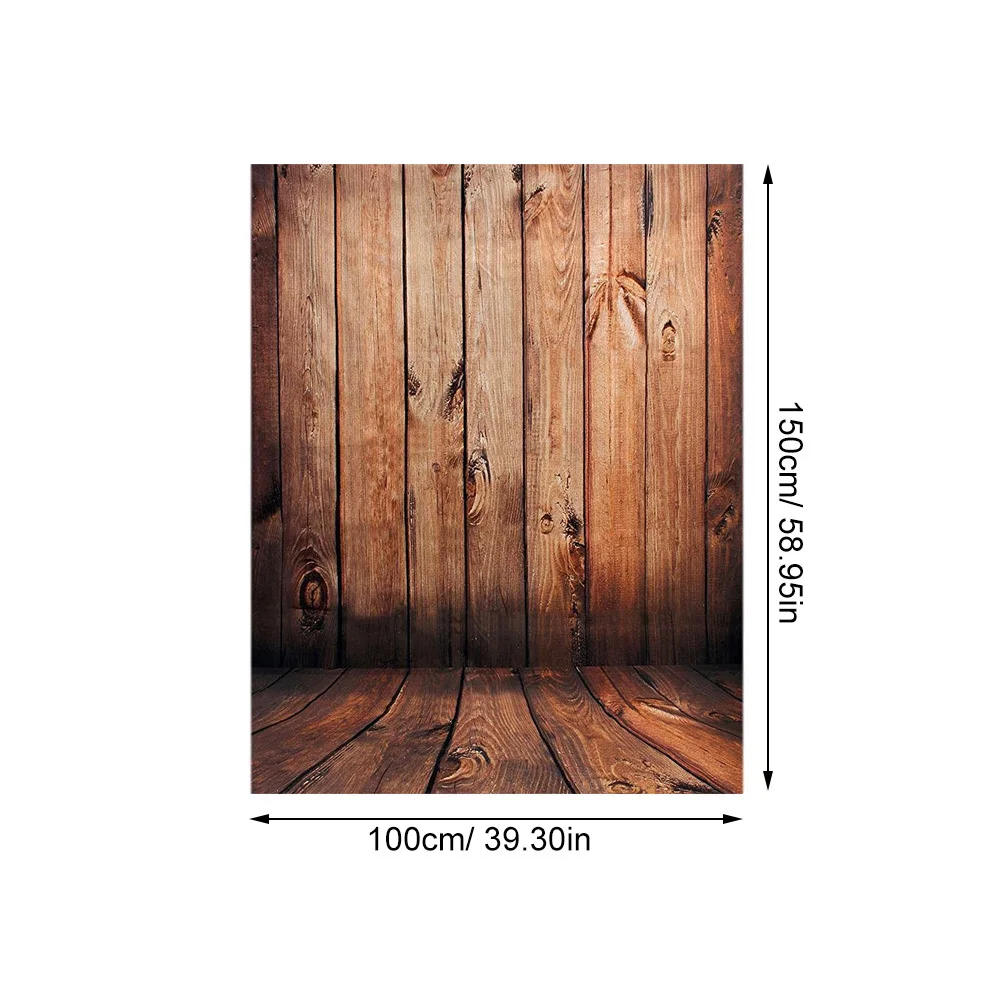 أرضية خشبية خلفيات للتصوير الفوتوغرافي صور الدعائم خلفية الاستوديو لون الخشب الأحمر نسيج عالي الجودة خفيف الوزن محمول #2