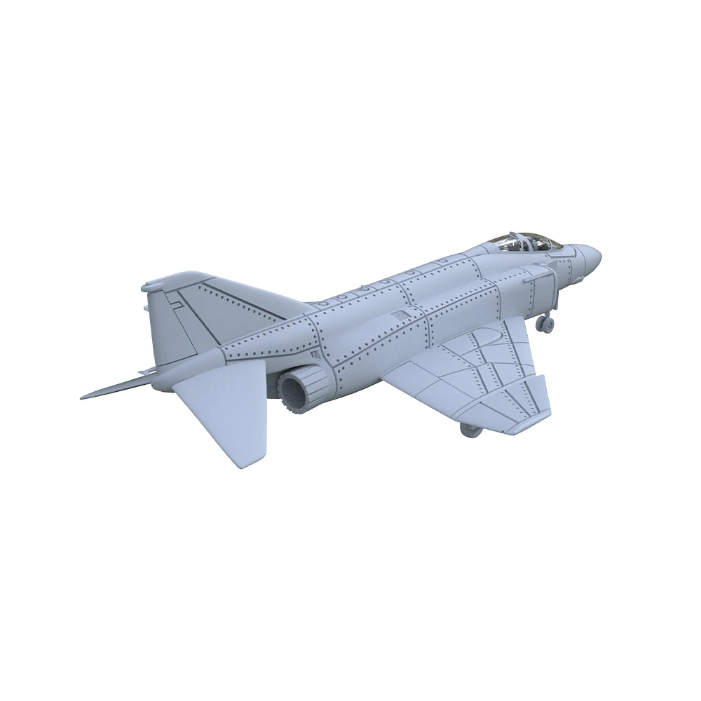 مجموعات نموذج طائرة غير مصبوغ 1/700 أطقم منمذجة عسكرية الولايات المتحدة ماكدونيل دوغلاس F-4 فانتوم #3