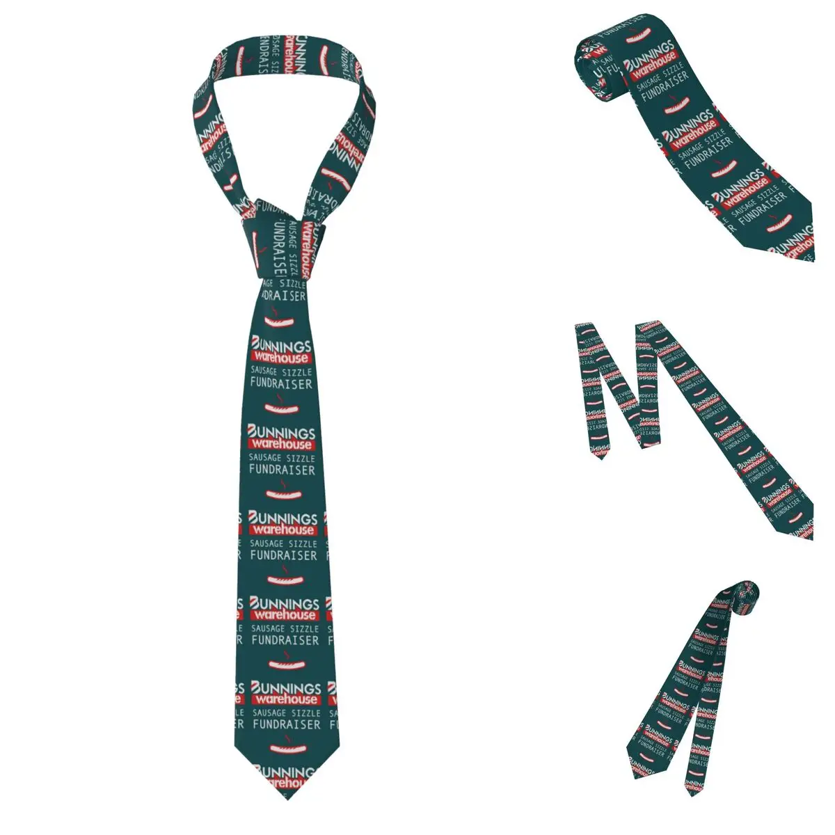 Bunnings Snaghouse (12) Necktie for Men Silk Polyester Slim Neck Ties Wedding Accessories Tie Classic Gravatas