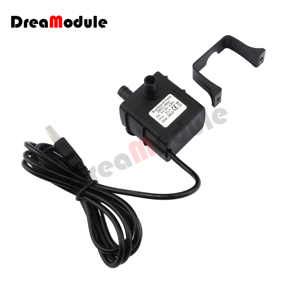 DC5V-24V USB Micro Water Pump Cycle Brushless Motor Diving Pump Hydroponic Vegetable Planting Craft Fountain Submersible Pump