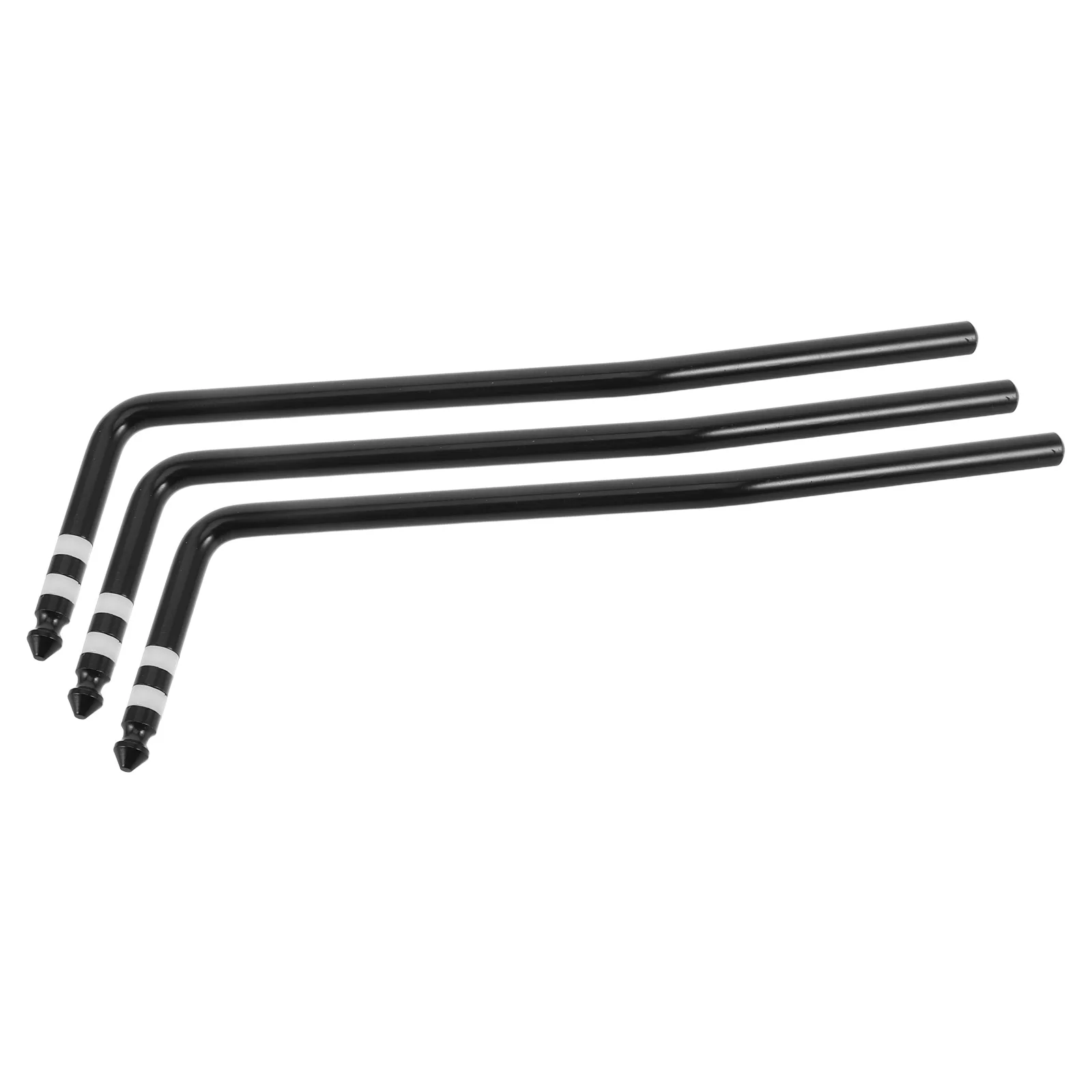 

3 Pcs Electric Guitar Tremolo Bridge Bar Whammy Arm Metal Replacement Black Parts Vibrato