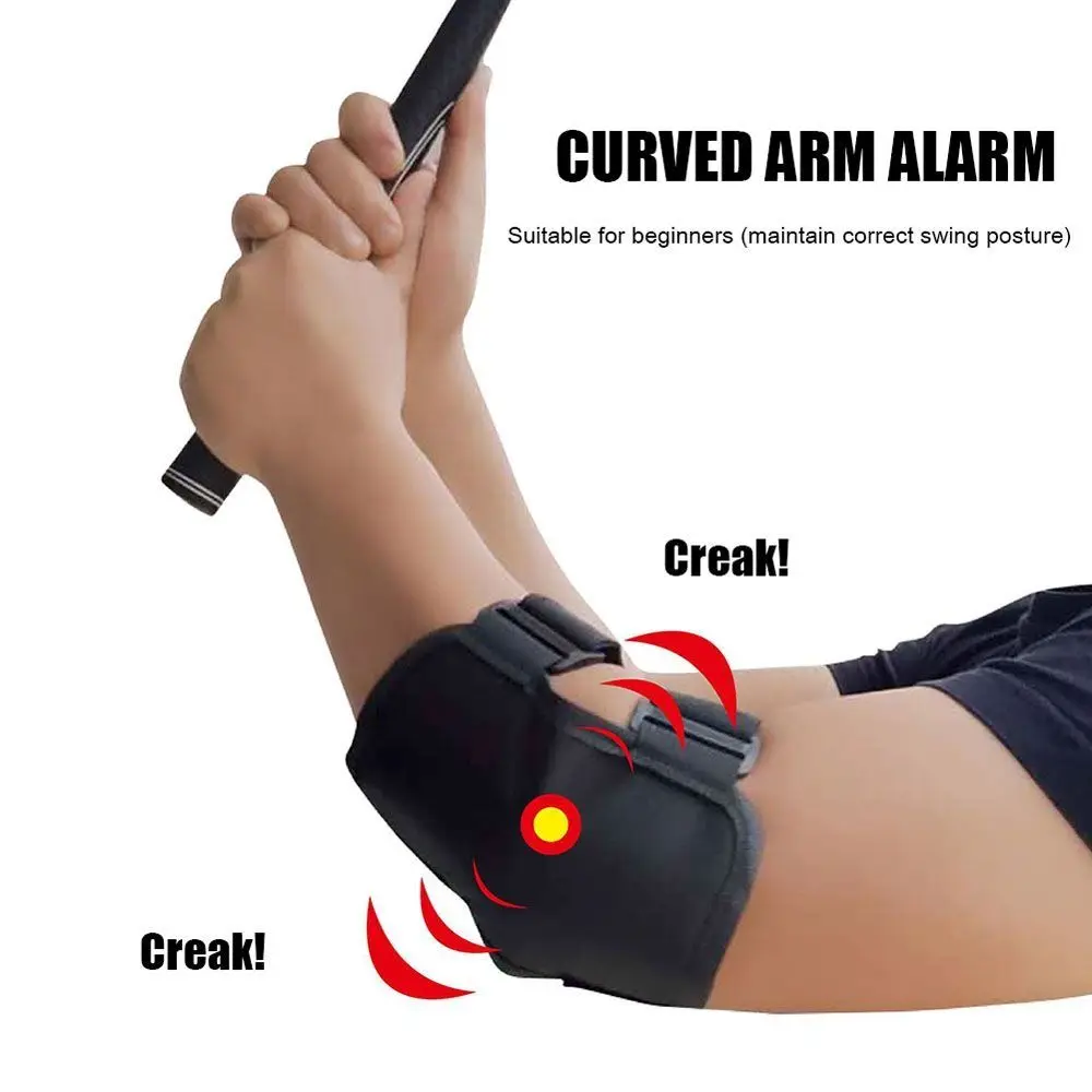 Alerter Belt Arm Bending Alerter Golf Training Tool Aid Elbow Brace Golf Swing Posture Practice Arc Corrector Swing Training
