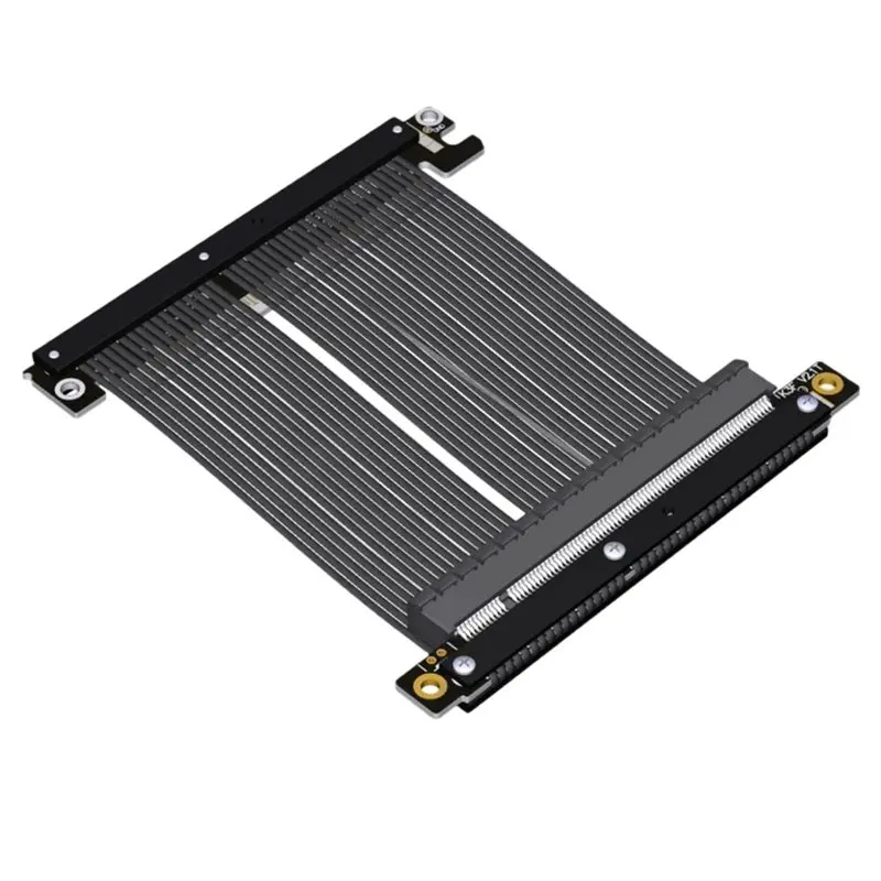 ABIJ-For Chassis For Chassis Extension Cable PCIE 5.0 X16 Graphics Card GPU 512G For Server RTX50 AMD RX90 20CM