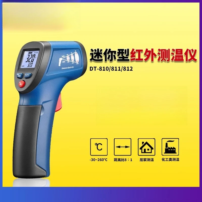 

CEM Temperature Measurement Gun Infrared Thermometer High Precision DT-810/811/812 Temperature Measurement Gun