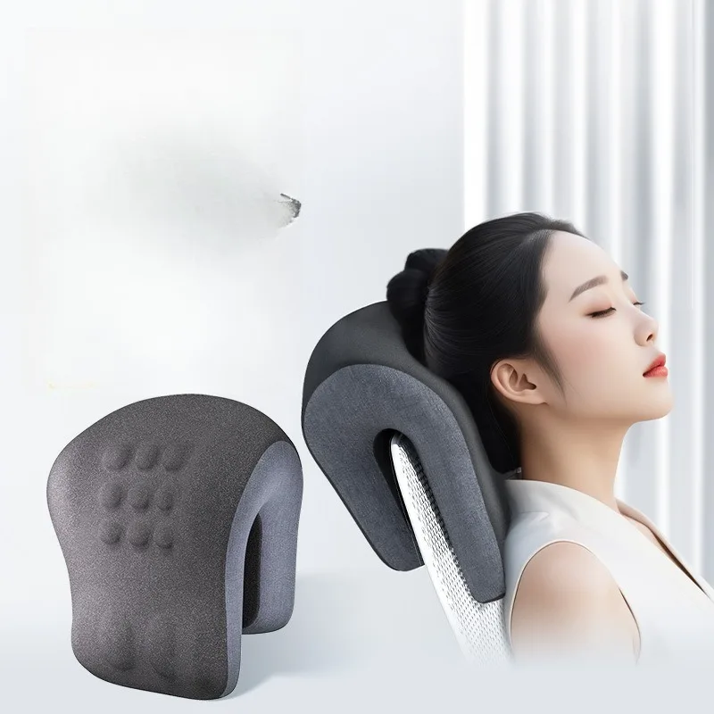 2025 Upgrade Memory Foam Multifunctional Nap Pillow for Office Desk, Portable Ergonomic Neck Support Cushion - Desk Sleeping Aid