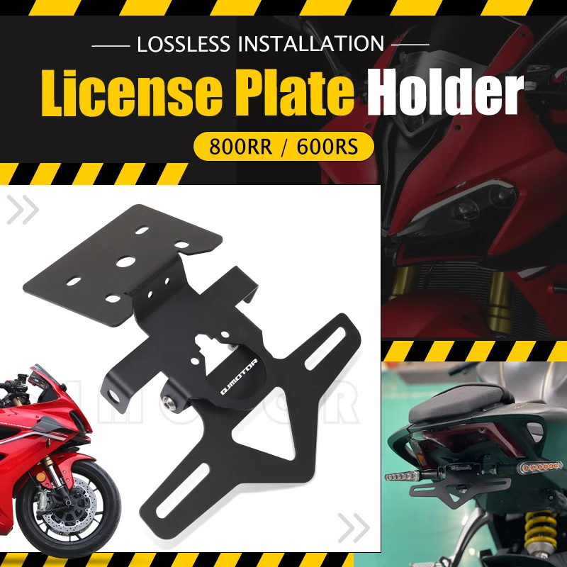 Für QJMOTOR SRK800RR SRK600RS SRK 800RR Motorrad-Zubehör Kennzeichenhalter Halterung Heckaufräumer Kotflügel-Entferner
