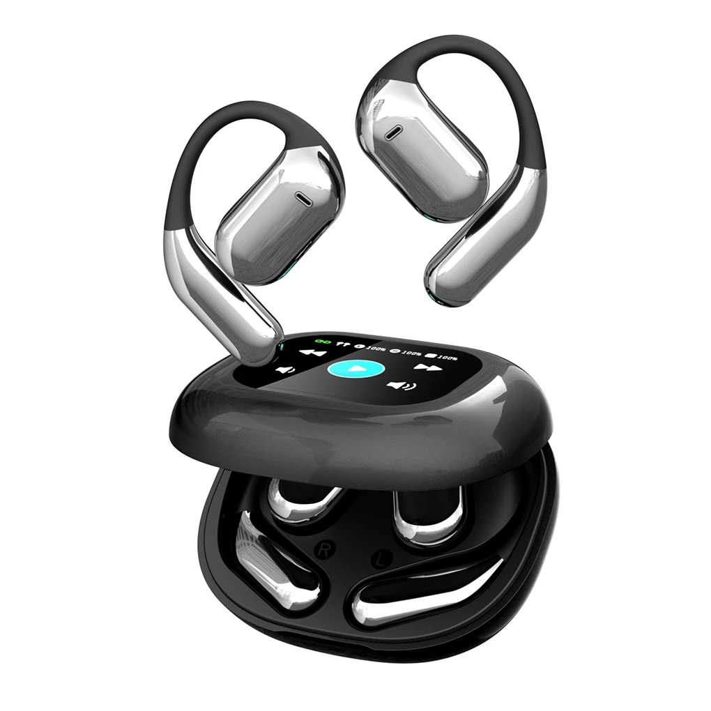 

Q16Pro Translation Headphones BT5.4 Wireless Earphones Noise Reduction Waterproof 144 Languages Transla Touch Screen Earbuds
