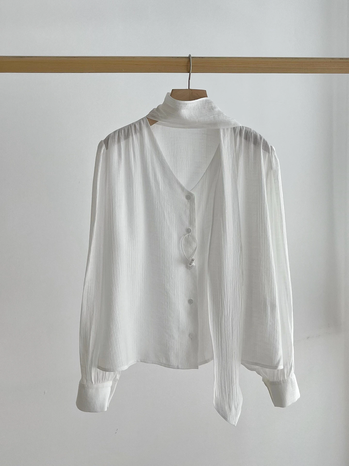 エレサマー新作スリット入りゆったりウエスト薄手透け感スカートセット レディースプレミアムファッション無地お尻...