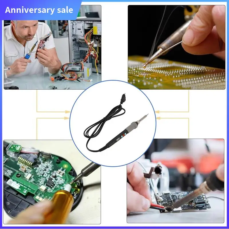 

AD23-90W Soldering Iron Station LCD Digital Electric Solder Iron Fast Heat Welding Station For Electronic Repair EU Plug