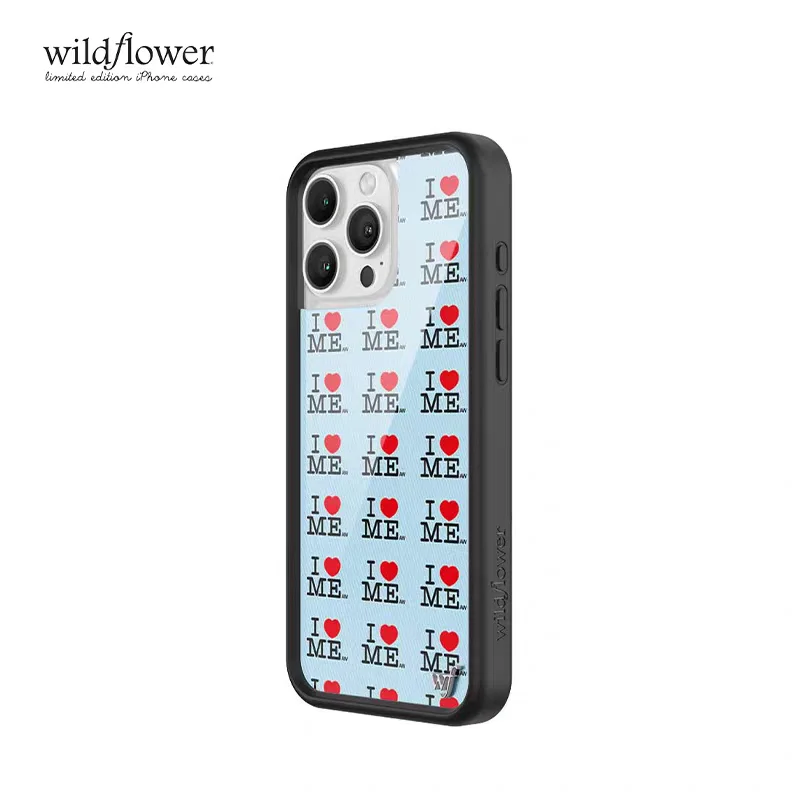 حافظة هاتف Wildflower l Heart Me LOVE Oneself لهاتف iPhone 16 15 14 13 12 17 Pro Max Plus Air 16pro WF حافظة مضادة للصدمات #6