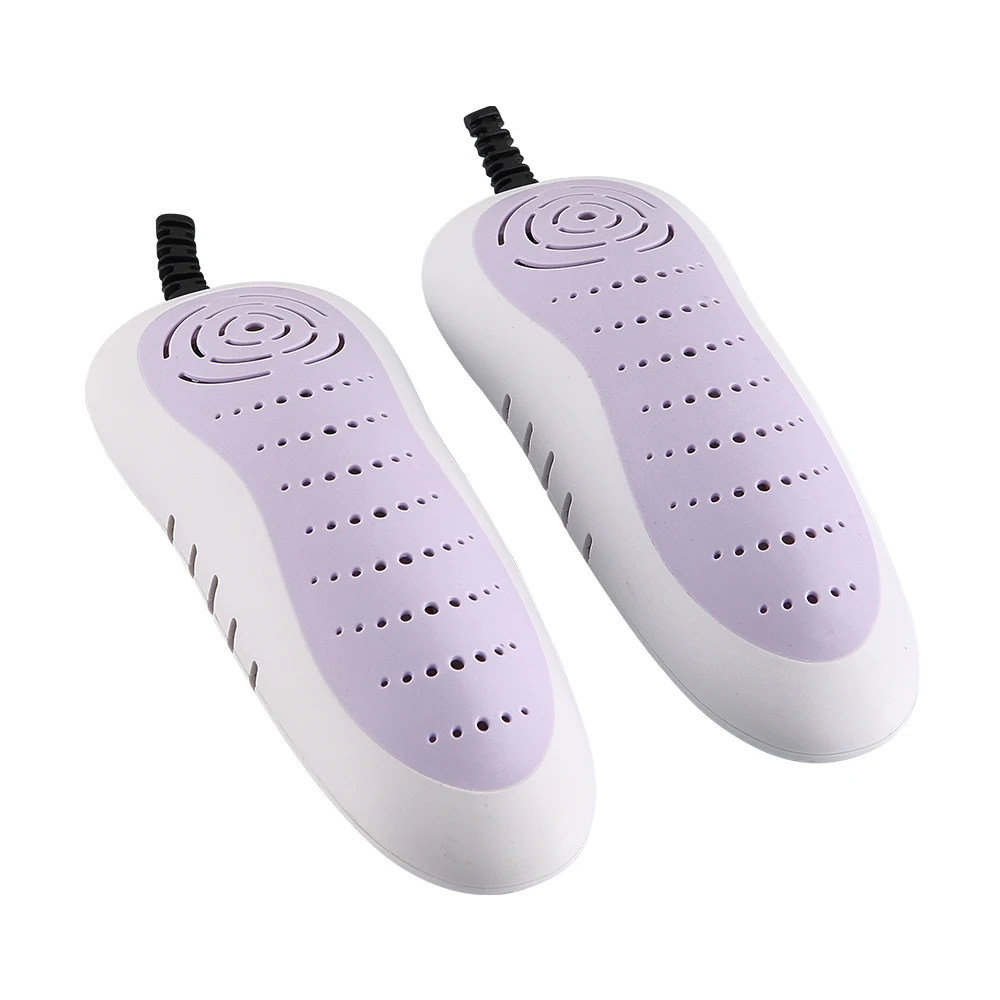 2025 Neuer elektrischer Schuhtrockner mit Timer, 4H, 8H, 12H, PTC-Heizung für Stiefelwärmer, Desinfektion, desodorierender tragbarer Trockner, blaues Licht