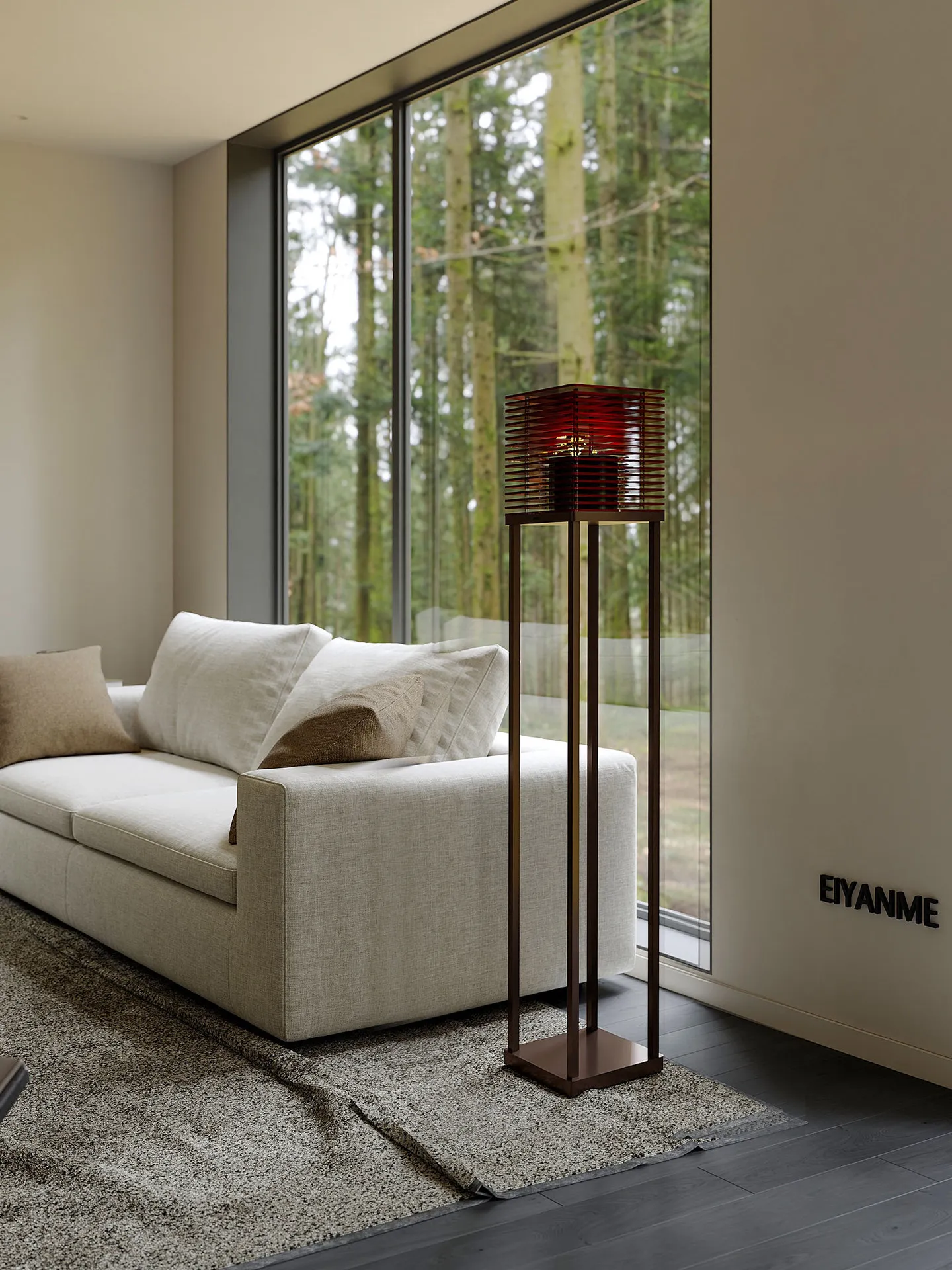 Flowing water ornament, living room lucky circulation water feature hotel floor entrance decoration