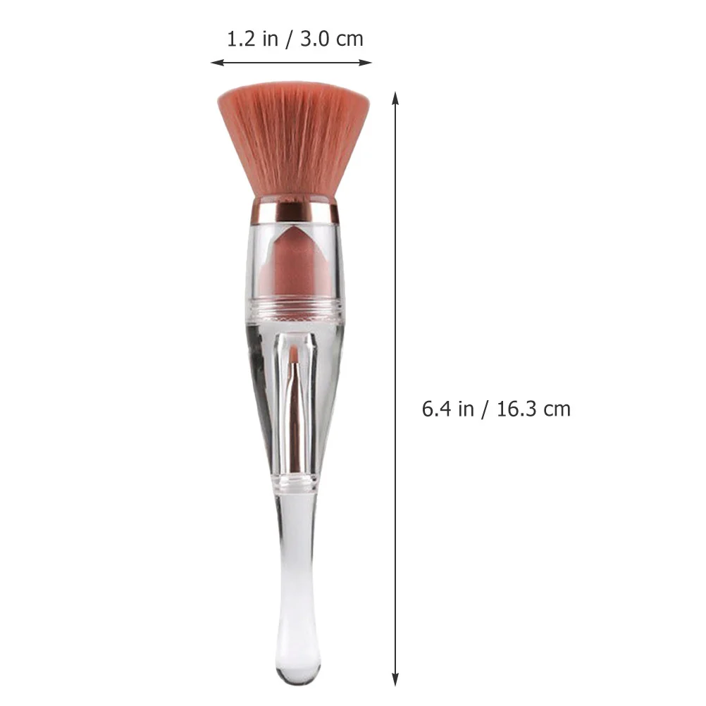 3-in-1-Mehrzweck-Make-up-Pinsel-Set, dichter weicher Griff, professionelle Gesichtsschönheitswerkzeuge für Frauen, täglicher Gebrauch, tragbares Design