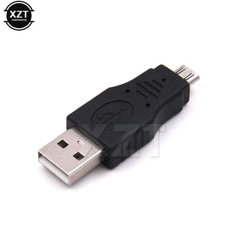 O mais novo adaptador USB para Micro 5p USD USB 2.0 A macho para cabos de dados e carregamento Micro B para Samsung, HTC, Sony Android Phone