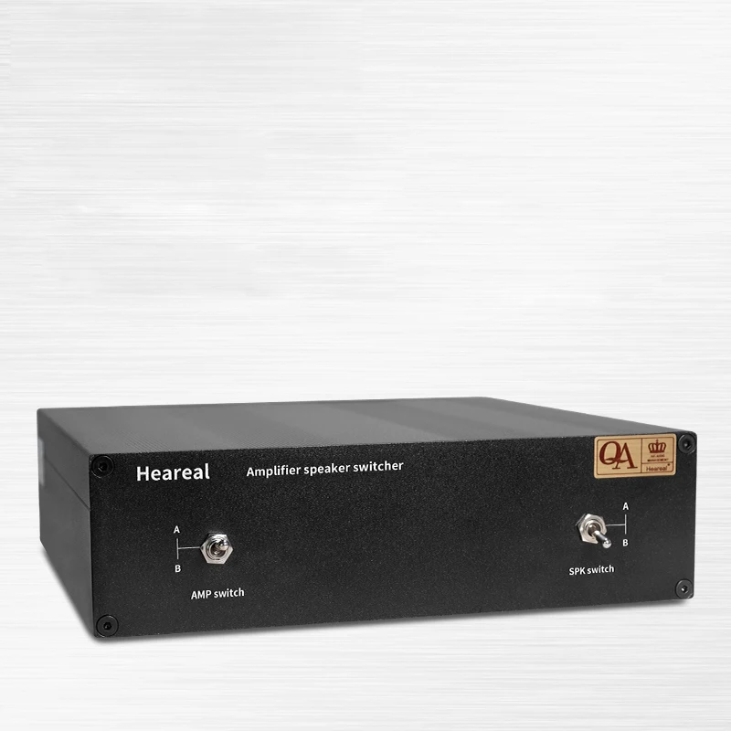 2 Input 2 Output Amplifier & Speaker Lossless Audio Signal Switcher Switch Selector Box Sound HiFi Audio Signal Splitter
