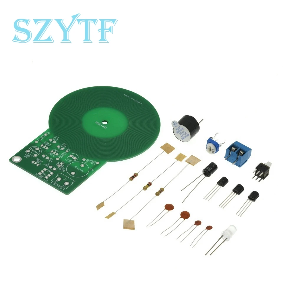 Metalldetektor, elektronisch, DC 3 V-5 V, 60 mm, berührungsloses Sensorplatinenmodul, elektronisches Teil, Metalldetektor, DIY-Kit