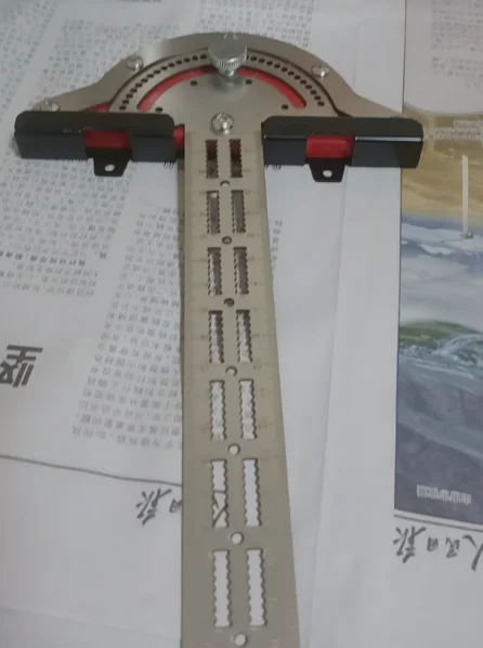 For Multifunctional Stainless Steel Angle Ruler Semicircle Woodworking Marking High Precision Arc Edge Measuring Protractor