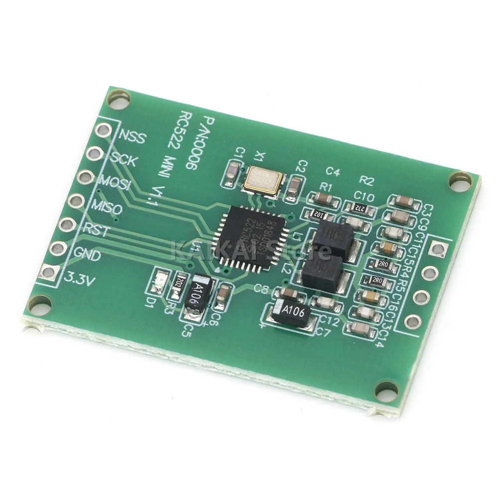 MFRC522 RC522 RFID radio frequency induction IC card read and write module of small size mini 13.56 MHZ