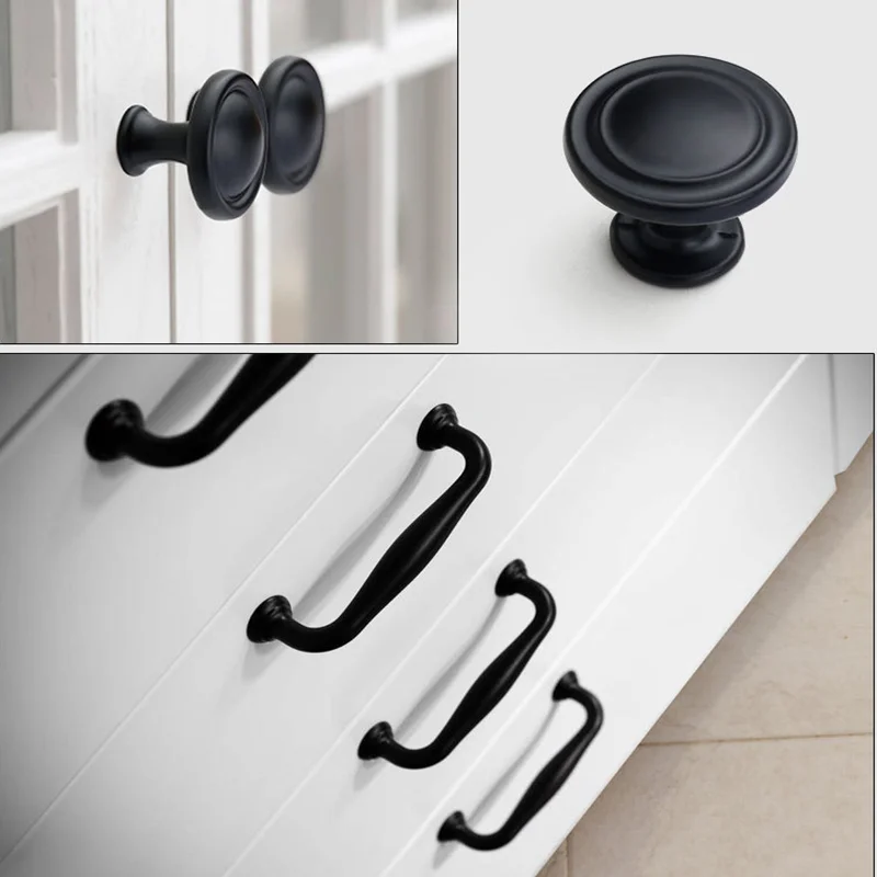 مقبض خزانة أسود، مقابض مخفية، أثاث خزانة المطبخ، مقبض الأثاث، مقبض الخزانة، درج مقابض أبواب الحمام