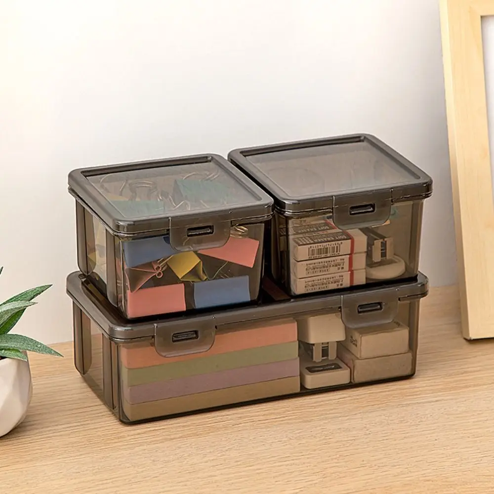 New Plastic Certificate Storage Box A4 Transparent A4 File Box Multifunctional Dustproof Data Sorting Box Certificate Storage
