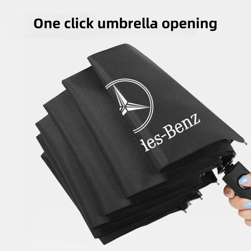 

Car Automatic Folding Windproof Sunshade Umbrella For Mercedes Benz A B C E S V Class GLB GLC GLE Sprinter Pilot SLK SLC ML Vito