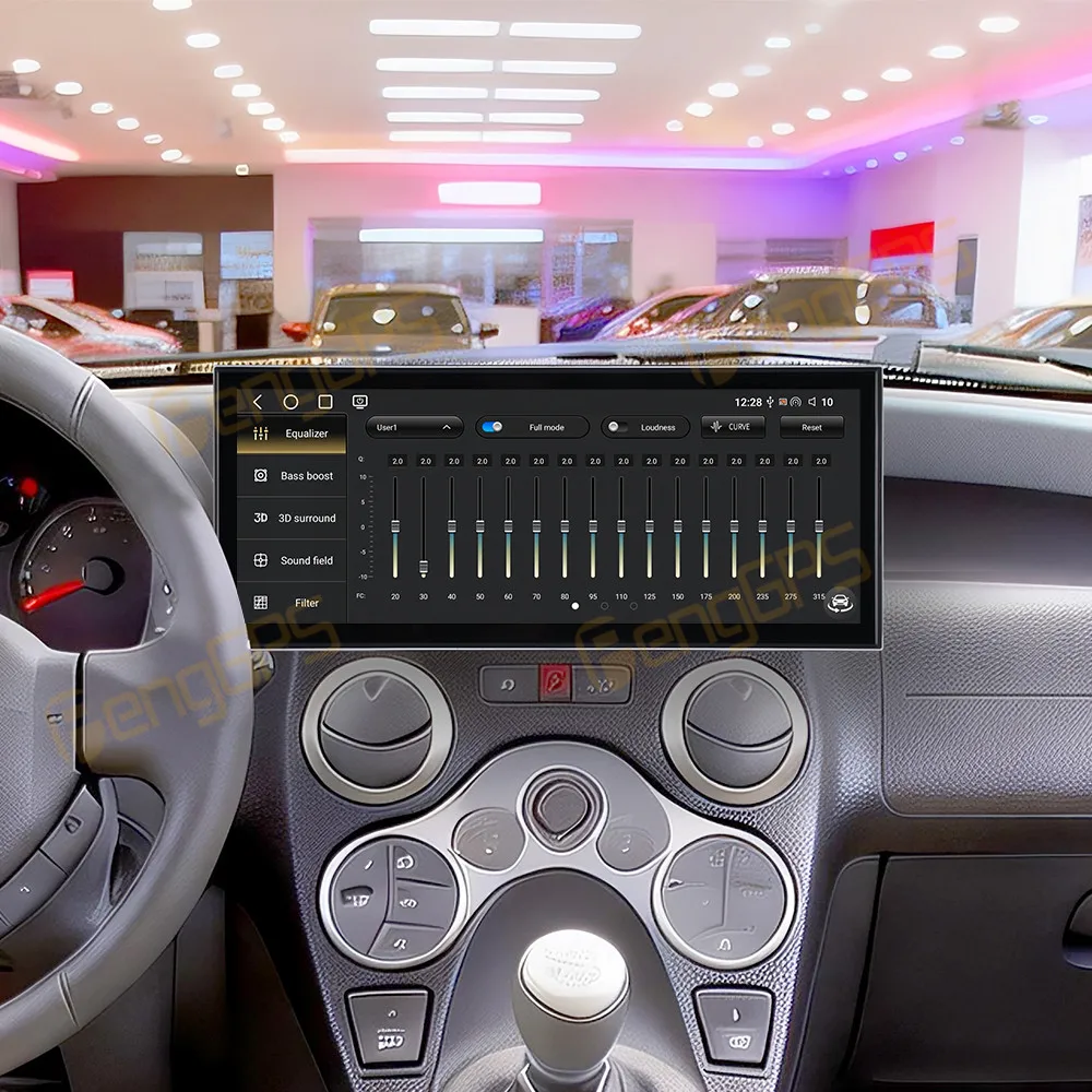 Radio para Auto con Pantalla de 15.8 Pulgadas para Fiat Panda 2003-2012, Android Auto, GPS, Navegación, Multimedia, Video, Receptor Estéreo, Unidad Principal