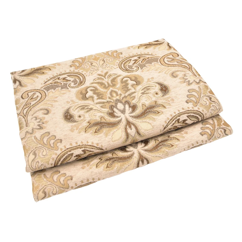 قماش أريكة جاكار شانيل على الطراز الأوروبي عالي الدقة للتنجيد ديكور المنزل أغطية الستائر بالمتر