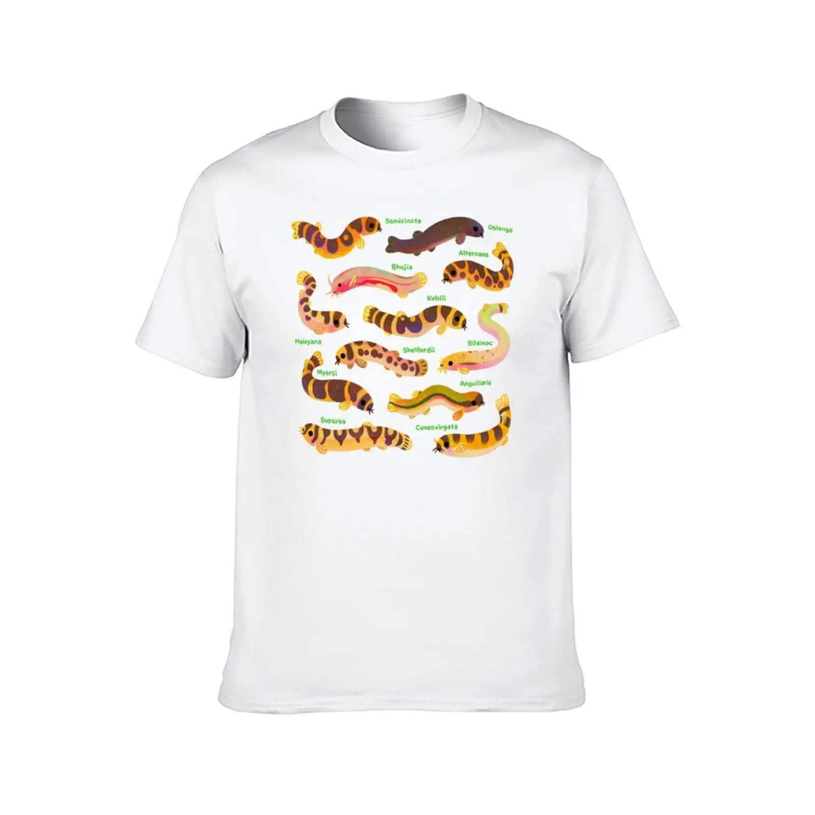 Pangio loaches (Kuhli loach) - other color T-Shirt t shirts for man pack white man t shirts graphic T-Shirt