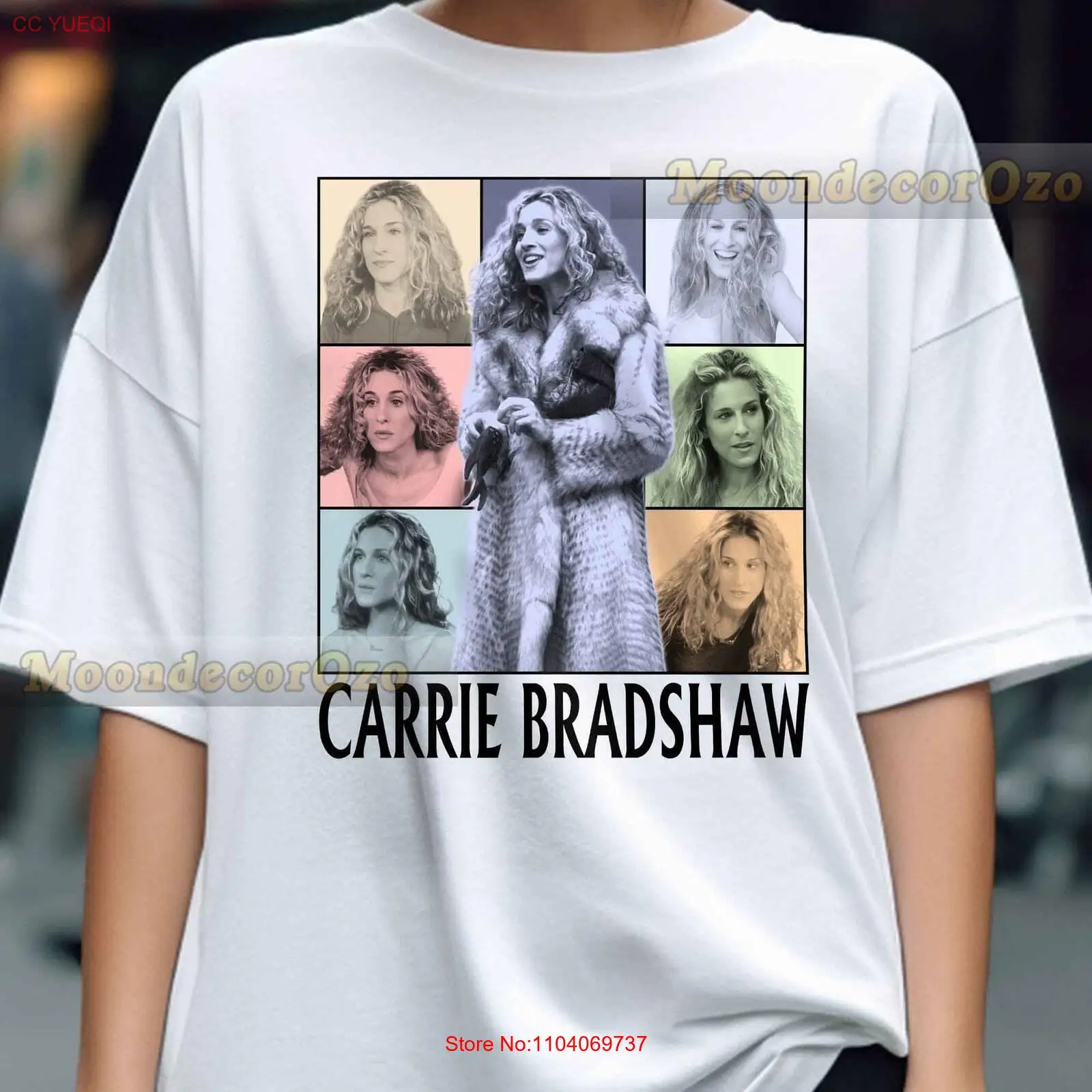 Carrie Bradshaw Mutil Style TShirt,