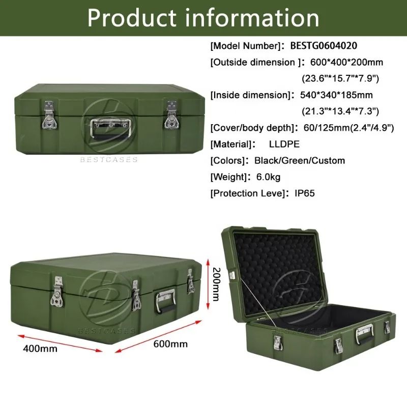 Hot Sale Moderate Price Cargo Case LLDPE Plastic Rotomolding Equipment Carrying Tool Case