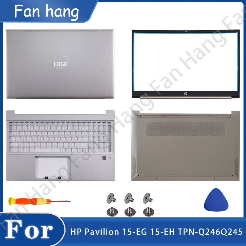 

New Cover For HP Pavilion 15-EG 15-EH TPN-Q246Q245 LCD Back Case Rear Lid Front Bezel Palmrest Bottom Housing Replacement