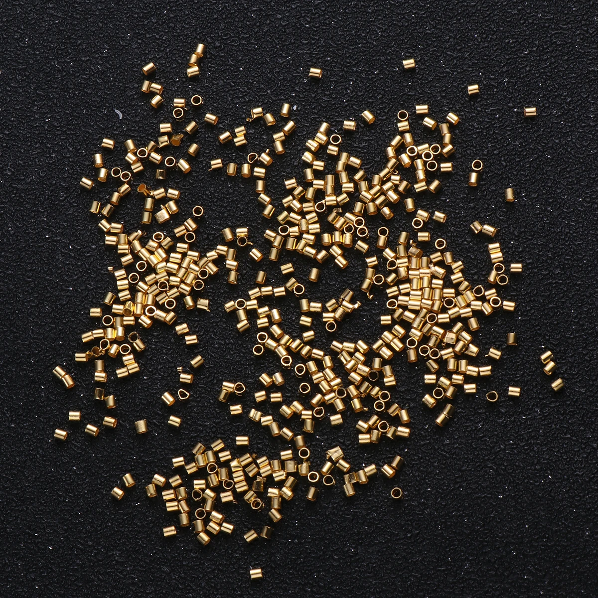 

Медные бусины-трубки с золотыми отверстиями 2 мм, ювелирные аксессуары, браслеты «сделай сам», ожерелья, принадлежности для рукоделия