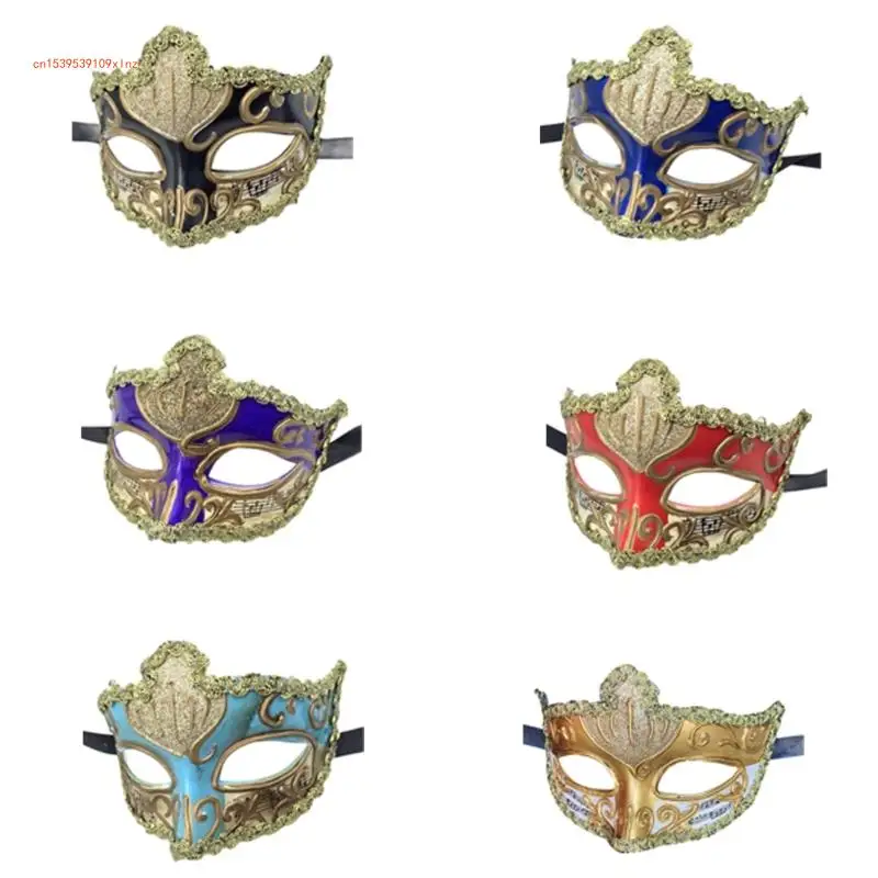 

Hand Painted Mask Adjustable Strap Comfortable to Wear For Men Women Cosplay