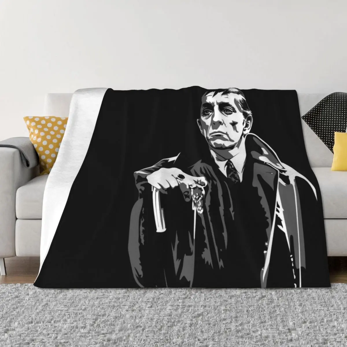 

Dark Shadows - Barnabas Collins 2 Throw Blanket Bed linens Warm warm for winter Cute Plaid Blankets
