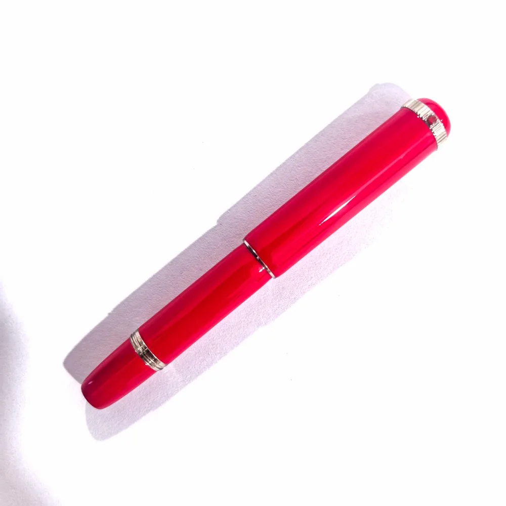 

Hoohill Pico Limited Red Mini Pocket Series Short Metal Fountain Pen EF/F/M Nib Writing Business Stationery Student Gift