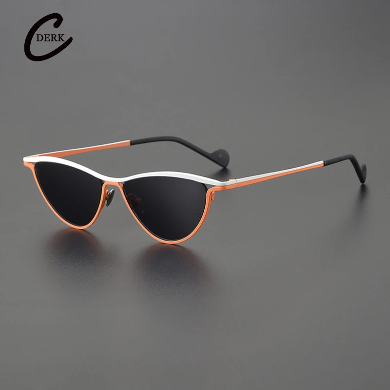 

Queen Style Fashion Polarized Driving Sunglasses Retro Cat Eye Women Small Frame Inverted Triangle Outdoor Handmade SUN GLASSES