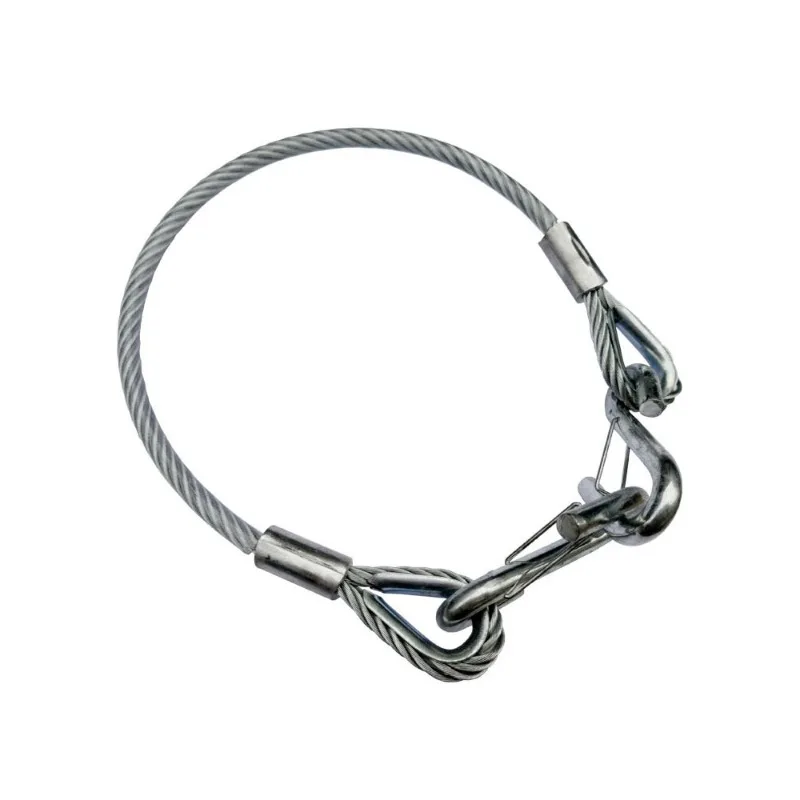 

Резиновый пружинный крюк-трос RV, оцинкованный, с защитой от падения, S-образный крюк-аксессуар для буксировки полуприцепов и модификации автомобилей