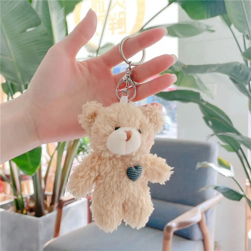 Bag Pendant DIY Trinket Plush Pendant Car Keychain Bear Plush Keychain Dog Plush Keyring Plush Rabbit Keychain Backpack Pendant