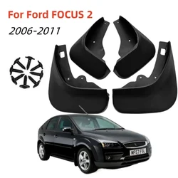 Car MudFlaps For Ford Focus 2 II Hatchback MK2 Mk2.5 2005~2011 Mud Flap Fender Guard Splash Mudguard 2006 2007 2008 2009 2010