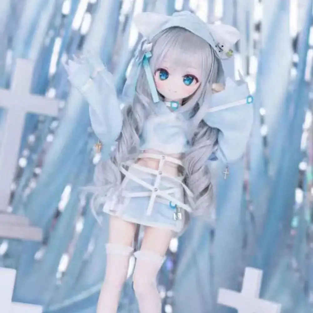 40cm princesa moda boneca plástico conjunta movível olhos 3d com roupas sapatos anime rosto crianças meninas aniversário presente de natal brinquedo