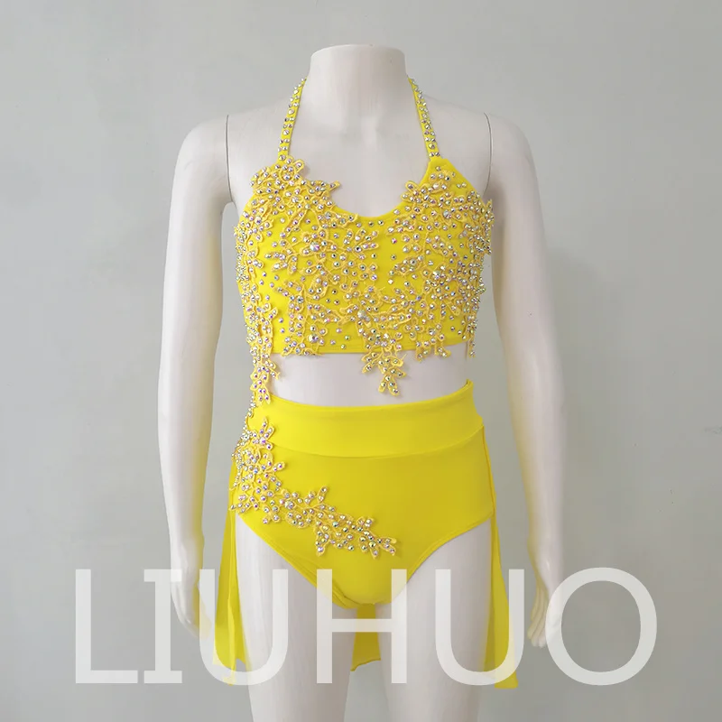 LIUHUO Lyrical Dancing Dress for Performance Color Pole Skirt Factory Customize