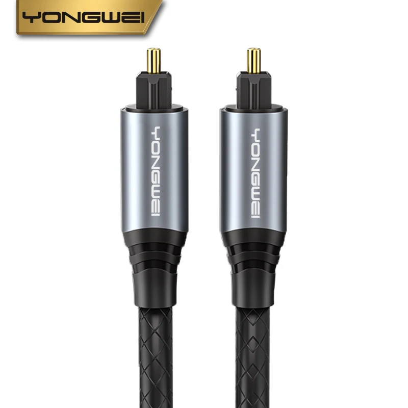 YONGWEI 5.1 Digital Optical Audio Cable SPDIF Fiber Toslink Audio Cable For TV Box PS4 Speaker Wire Soundbar Amplifier Subwoofer