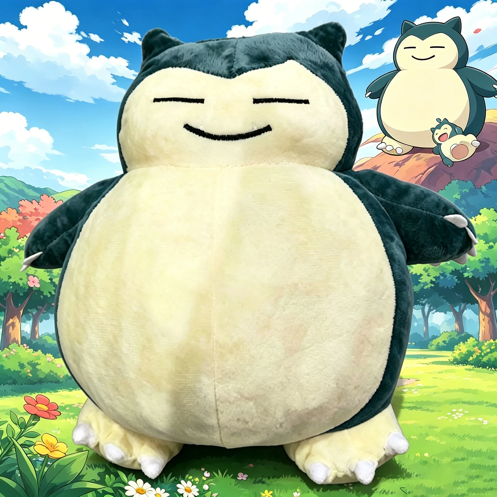 

25-50cm Snorlax Doll Pokemon Cartoon Stuffed Plush Toy Anime Movie Pocket Monster Soft Animal Game Doll For Christmas Gift