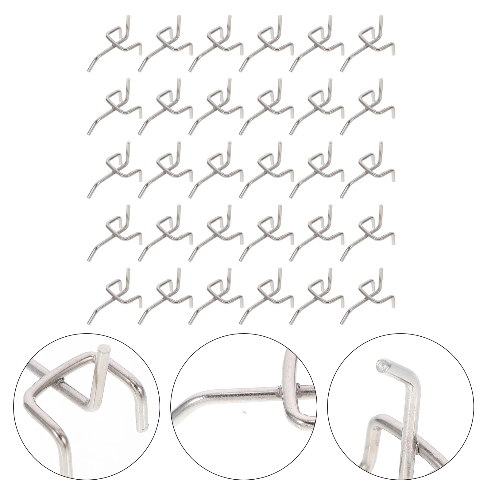 

50 Pcs Door Hangers Bathroom Hooks Coat for Hanging Bag Hat Display Stand Pocket Product