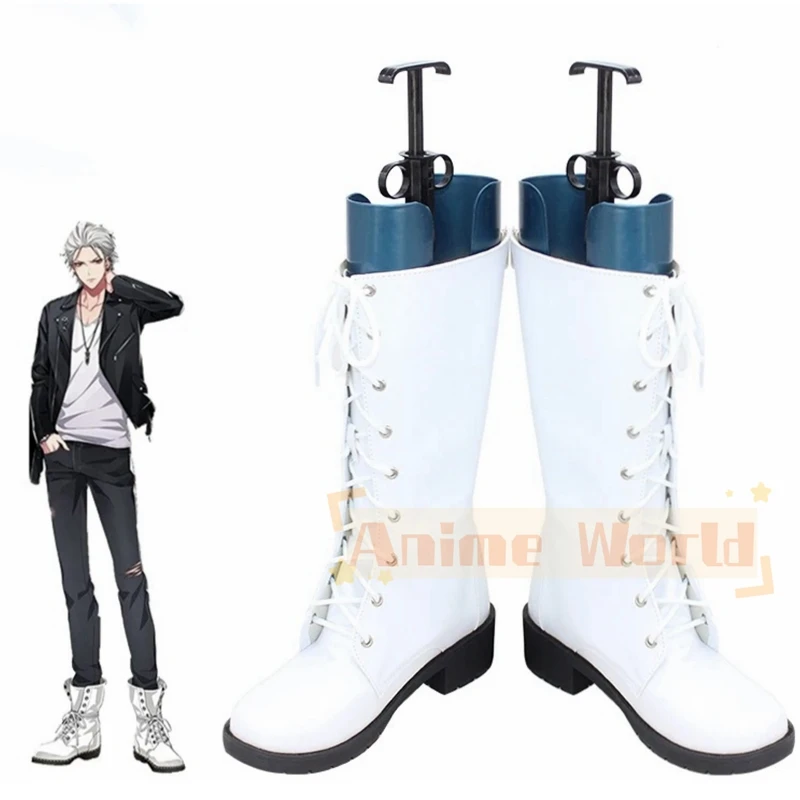 

Division Rap Battle Hypnosis Mic DRB Samatoki Aohitsugi White Cosplay Shoes