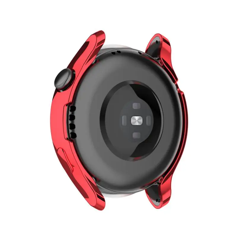 Watch Screen Protector Waterproof Electroplated For Huawei Watch3 Watch Protective Case Dust-proof Tpu Watch Accessories